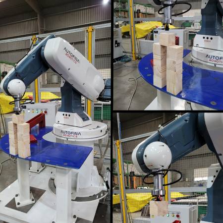 Pneumatic Pick and Place Industrial Robotic Application