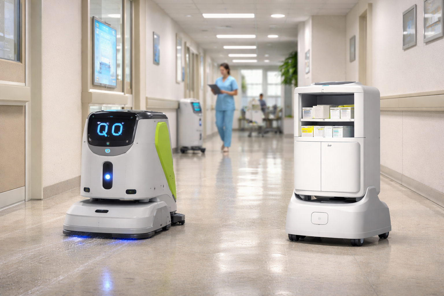 Best Delivery & Cleaning Robots in Indian Hospitals 2026