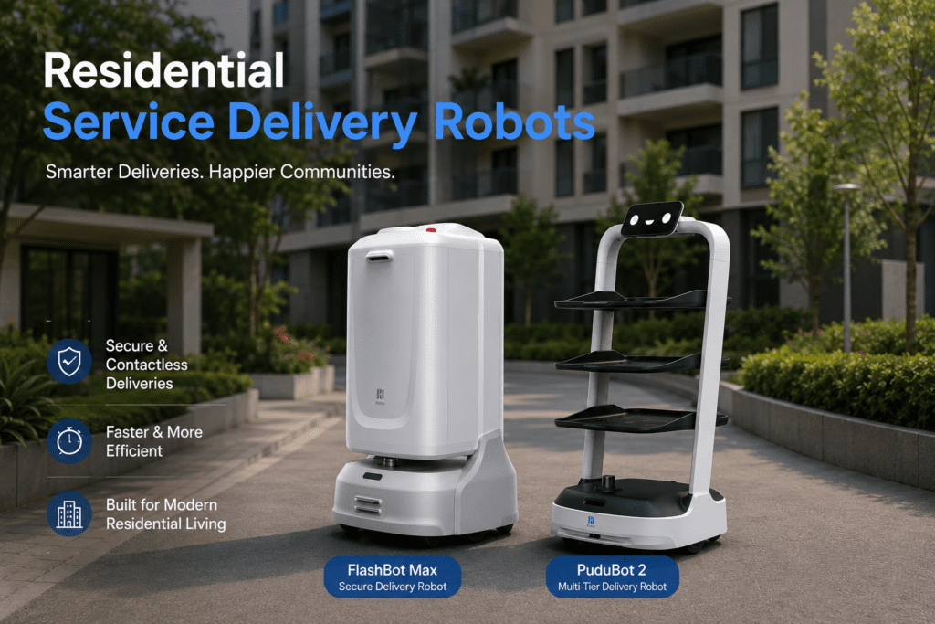residential service delivery robots