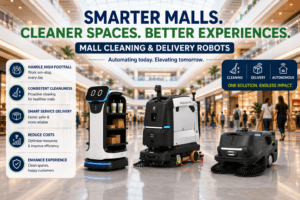 Best Mall Service Delivery and Cleaning Robots In India
