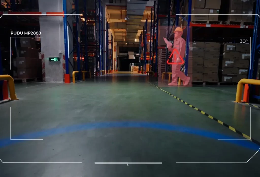 MP2000 AI native pallet handling robot